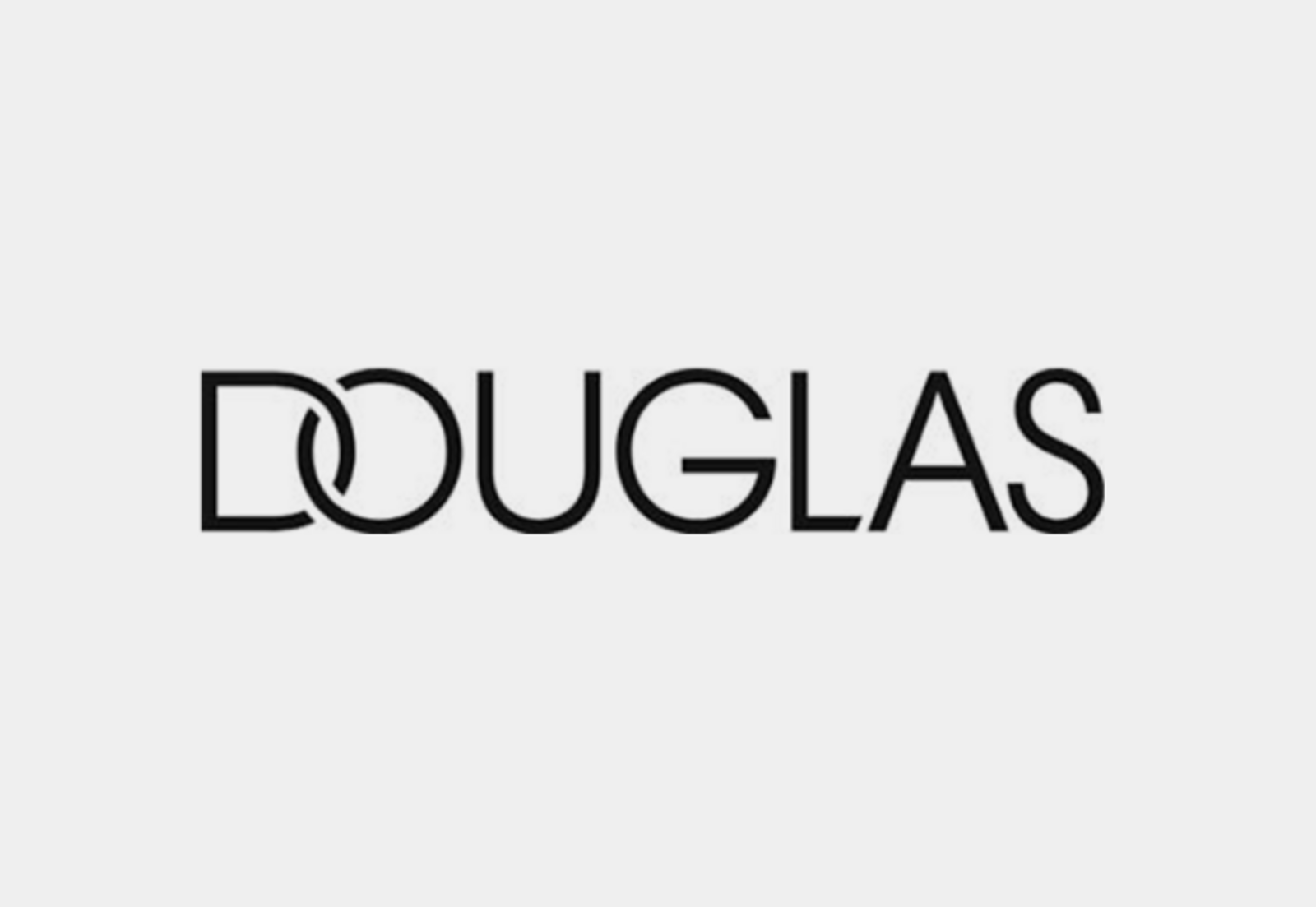 Der Douglas Logo Schriftzug 